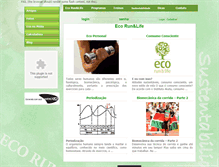 Tablet Screenshot of ecorunlife.com.br